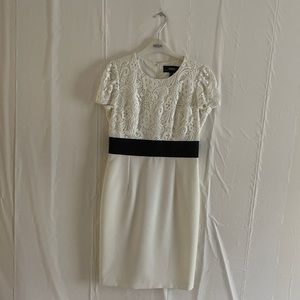 Nissa Off White Shift Dress Size US 10